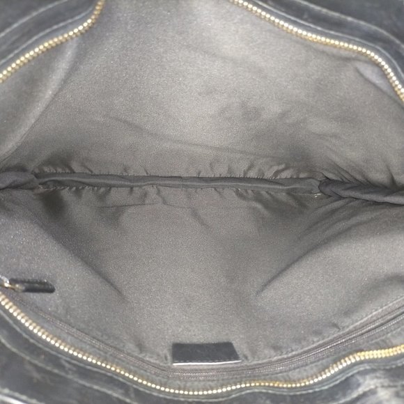Gucci Tote Bag Black Canvas - Picture 7 of 9